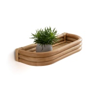 Полка Настенная из ротанга Malu единый размер бежевый LA REDOUTE INTERIEURS  фото, kupilegko.ru